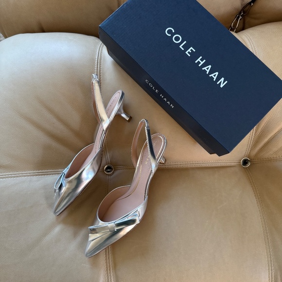 Cole Haan | Noella Bow Slingback Pumps - Picture 3 of 5